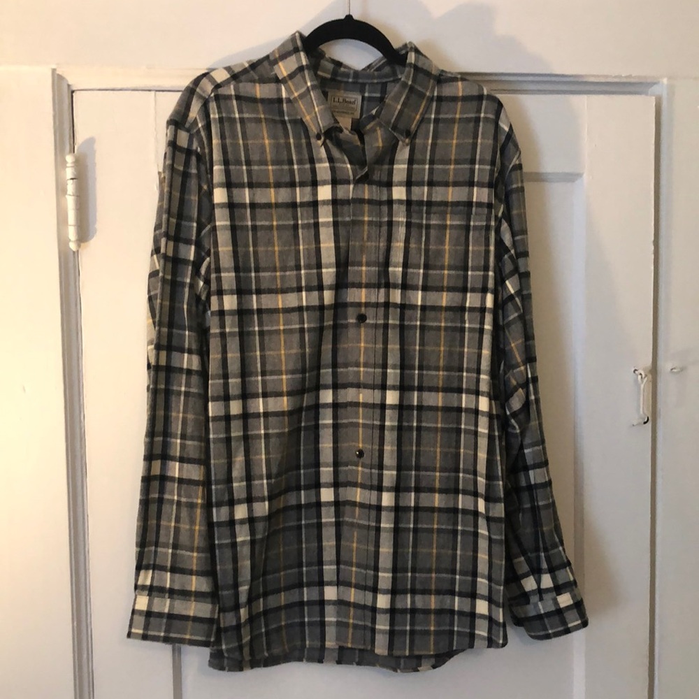 NWT LL Bean Flannel, Size: Large